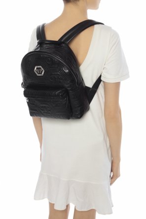 Quilted backpack with logo, zdjęcie 2 Quilted backpack with logo od Philipp Plein